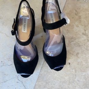 Steve Madden suede black shoes